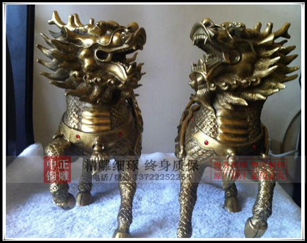 历朝历代铜麒麟造型的区别_新闻资讯_河北铸铜动物雕塑制作生产厂家